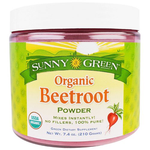 Sunny Green, Organic Beetroot Powder, 7.4 oz (210 g) فوائد