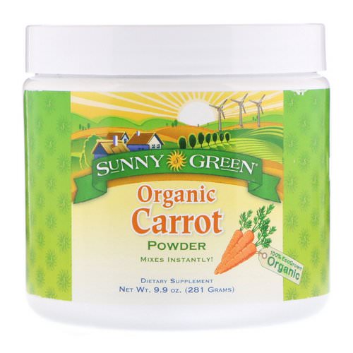 Sunny Green, Organic Carrot Powder, 9.9 oz (281 g) فوائد