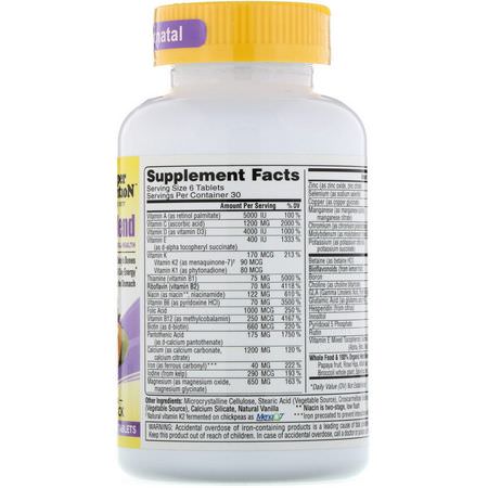 Super Nutrition, PreNatal Blend, 180 Tablets:الفيتامينات المتعددة قبل ال,لادة, بعد ال,لادة