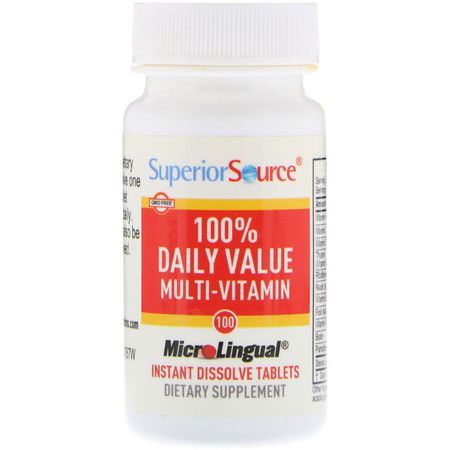 Superior Source Multivitamins - الفيتامينات المتعددة, المكملات الغذائية