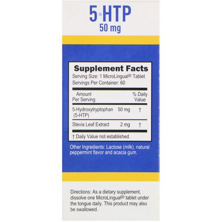Superior Source, 5-HTP, 50 mg, 60 MicroLingual Instant Dissolve Tablets:هد,ء, 5 HTP