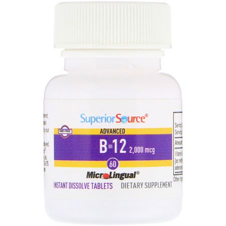 Superior Source B12 - B12, فيتامين B, الفيتامينات, المكملات الغذائية