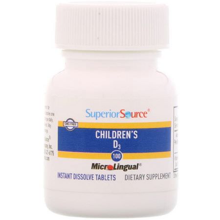 Superior Source Children's Vitamin D - فيتامين (د) للأطفال, صحة الأطفال, الأطفال, الطفل