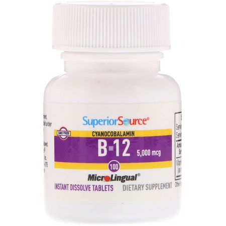 Superior Source B12 - B12 ,فيتامين B ,الفيتامينات ,المكملات الغذائية