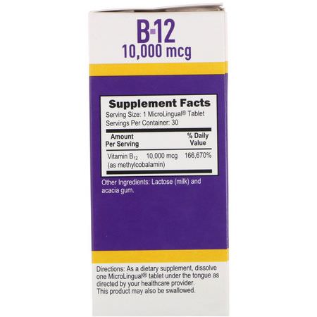 Superior Source, Methylcobalamin B-12 5000 mcg, B-6 & Folic Acid 800 mcg, 60 MicroLingual Instant Dissolve Tablets:فيتامين ب, الفيتامينات