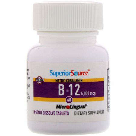 Superior Source B12 - B12, فيتامين B, الفيتامينات, المكملات الغذائية