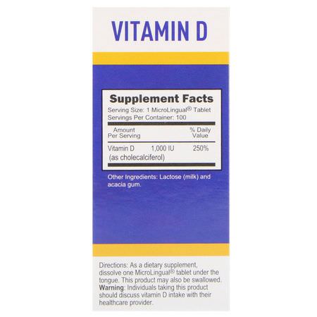 Superior Source, Extra Strength Vitamin D3, 1,000 IU, 100 MicroLingual Instant Dissolve Tablets:D3 Cholecalciferol, فيتامين D