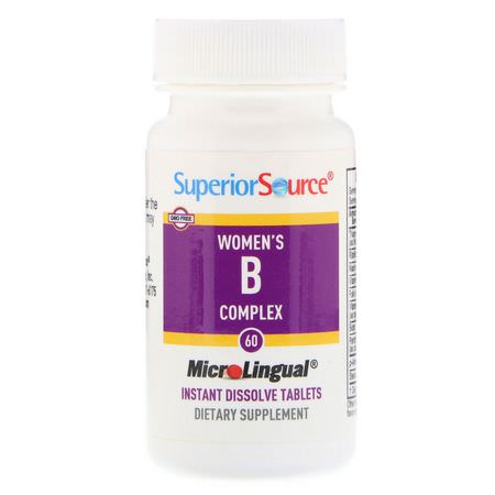 Superior Source Vitamin B Complex - مجمع فيتامين ب, فيتامين ب, الفيتامينات, المكملات الغذائية