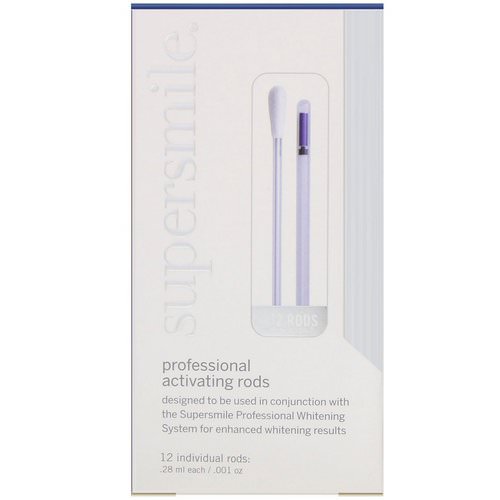 Supersmile, Professional Activating Rods, 12 Individual Rods فوائد