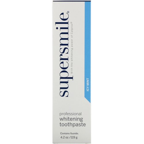 Supersmile, Professional Whitening Toothpaste, Icy Mint, 4.2 oz (119 g) فوائد