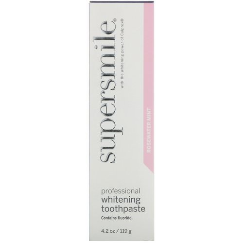 Supersmile, Professional Whitening Toothpaste, Rosewater Mint, 4.2 oz (119 g) فوائد
