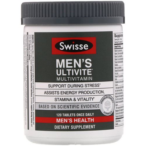 Swisse, Men's Ultivite Multivitamin, 120 Tablets فوائد