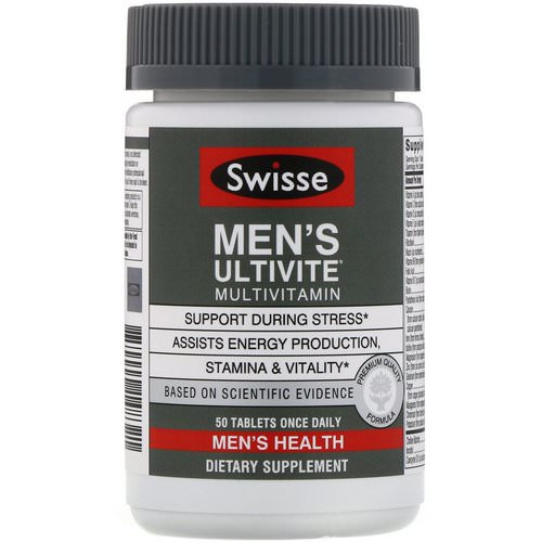 Swisse, Men's Ultivite Multivitamin, 50 Tablets فوائد