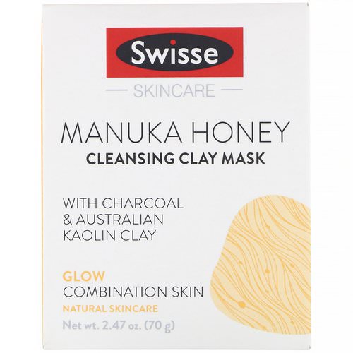 Swisse, Skincare, Manuka Honey Cleansing Clay Mask, 2.47 oz (70 g) فوائد