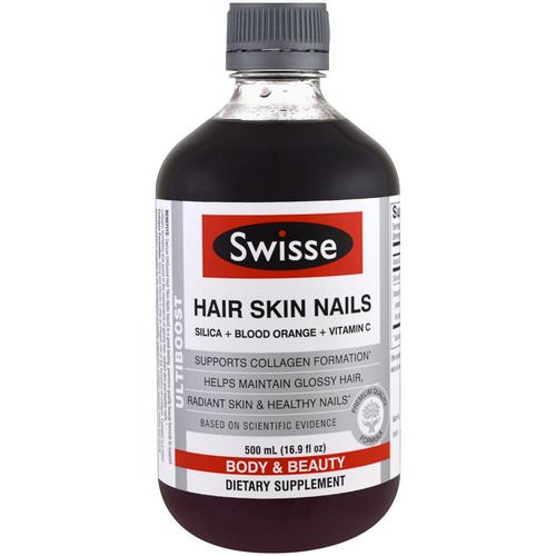 Swisse, Ultiboost, Hair Skin Nails, 16.9 fl oz (500 ml) فوائد