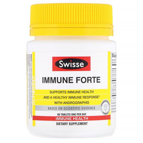 Swisse, Ultiboost, Immune Forte, 60 Tablets فوائد