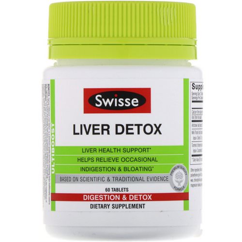 Swisse, Ultiboost, Liver Detox, 60 Tablets فوائد