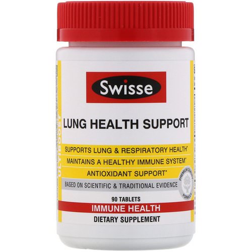 Swisse, Ultiboost, Lung Health Support, 90 Tablets فوائد