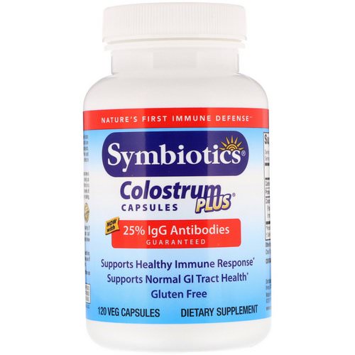 Symbiotics, Colostrum Plus, 120 Veg Capsules فوائد