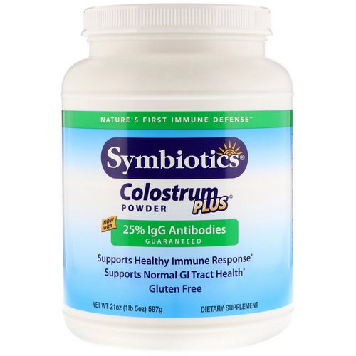 Symbiotics, Colostrum Plus, Powder, 1.3 lbs (597 g) فوائد