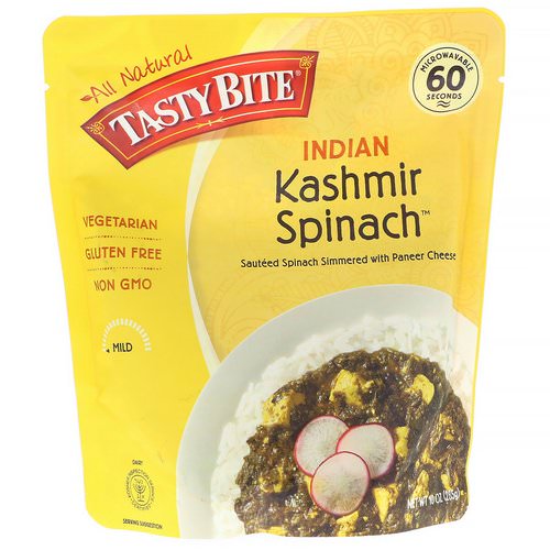 Tasty Bite, Indian, Kashmir Spinach, Mild, 10 oz (285 g) فوائد