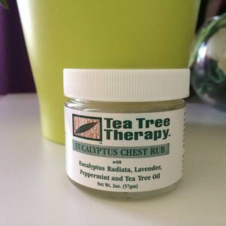 Tea Tree Therapy, Eucalyptus Chest Rub, 2 oz (57 g)