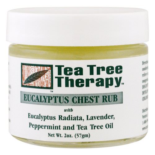 Tea Tree Therapy, Eucalyptus Chest Rub, 2 oz (57 g) فوائد