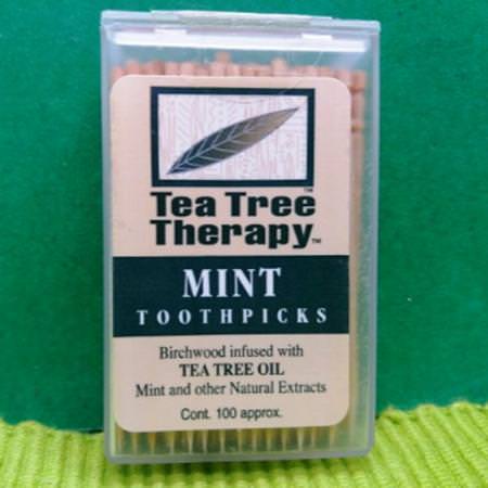 Tea Tree Therapy Dental Tooth Picks