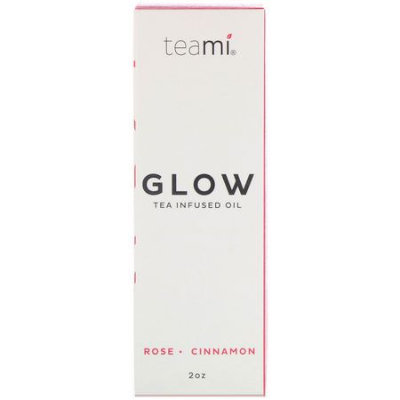 Teami, Glow, Tea Infused Facial Oil, Rose Cinnamon, 2 oz:زي,ت ال,جه, الكريمات