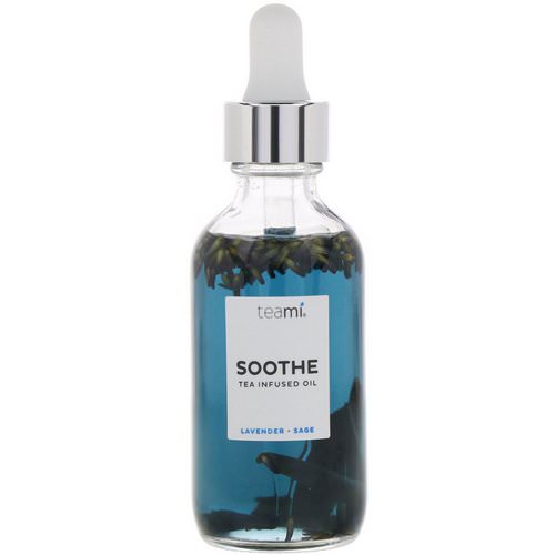 Teami, Soothe, Tea Infused Facial Oil, Lavender Sage, 2 oz فوائد