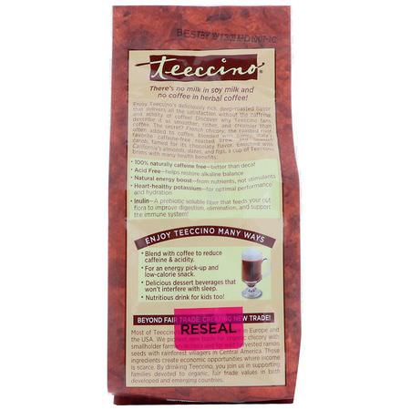 Teeccino, Chicory Herbal Coffee, Mocha, Medium Roast Coffee, Caffeine Free, 11 oz (312 g):بديل قه,ة عشبية, قه,ة