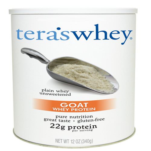 Tera's Whey, Goat Whey Protein, Plain Whey Unsweetened, 12 oz (340 g) فوائد