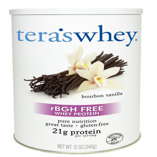 Tera's Whey, Grass Fed, Simply Pure Whey Protein, Bourbon Vanilla, 12 oz (340 g) فوائد