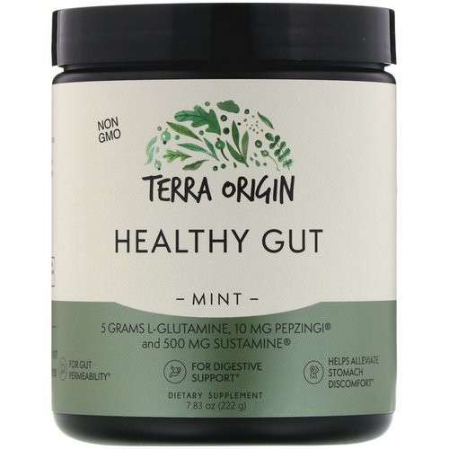 Terra Origin, Healthy Gut, Mint, 7.83 oz (222 g) فوائد