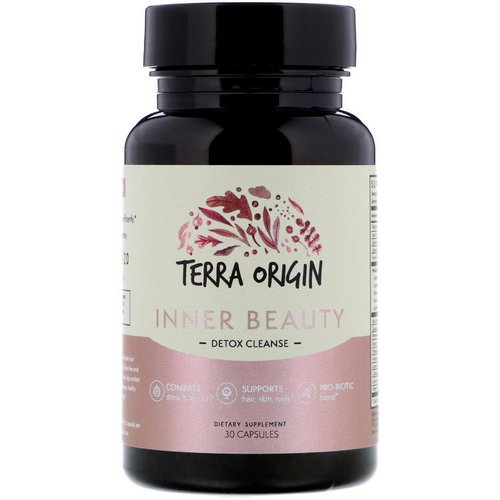 Terra Origin, Inner Beauty, Detox Cleanse, 30 Capsules فوائد