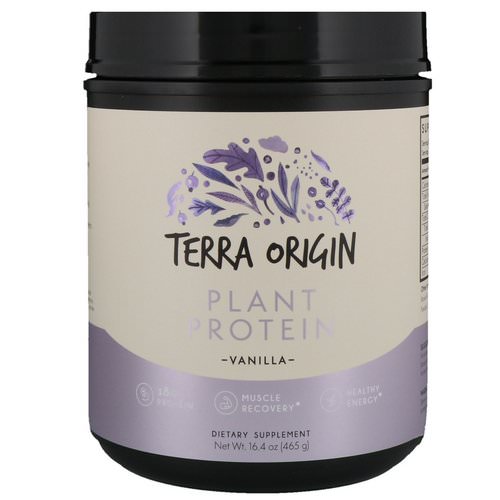 Terra Origin, Plant Protein, Vanilla, 16.4 oz (465 g) فوائد