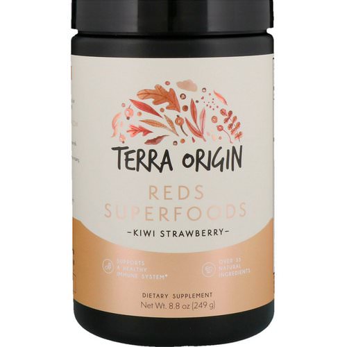 Terra Origin, Reds Superfoods, Kiwi Strawberry, 8.8 oz (249 g فوائد