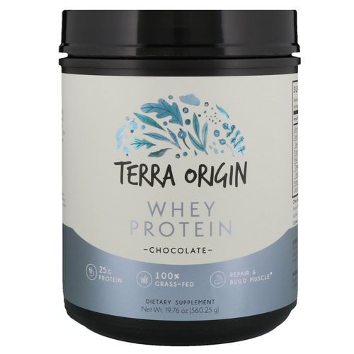 Terra Origin, Whey Protein, Chocolate, 1.2 lbs (560.25 g) فوائد