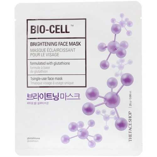The Face Shop, Bio-Cell, Brightening Face Mask, 1 Single-Use Face Mask فوائد