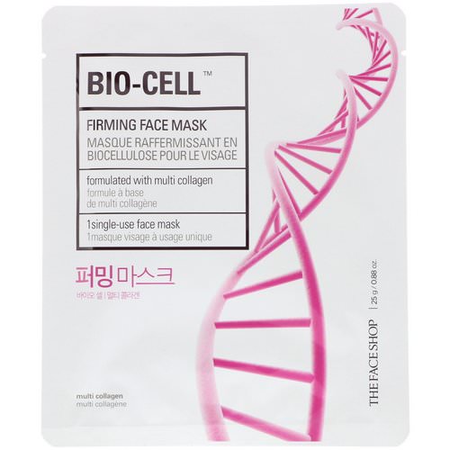 The Face Shop, Bio-Cell, Firming Face Mask, 1 Single-Use Face Mask فوائد