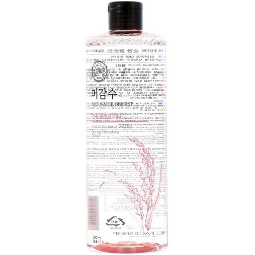 The Face Shop, Rice Water Bright, Mild Cleansing Water, 16.9 fl oz (500 ml) فوائد
