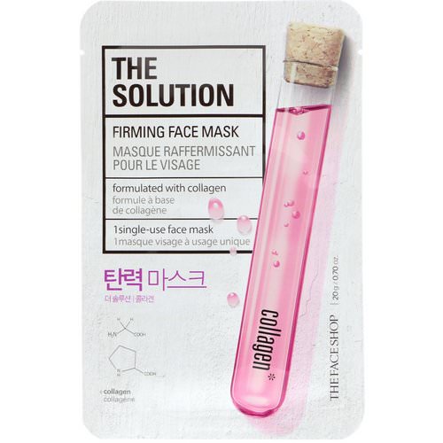 The Face Shop, The Solution, Firming Face Mask, 1 Single-Use Face Mask فوائد