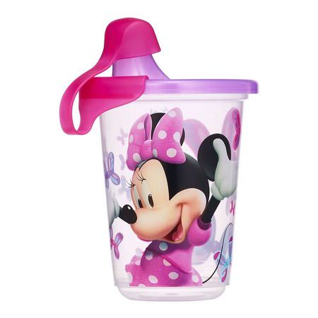 The First Years, Disney Minnie Mouse, Sippy Cups, 9+ Months, 3 Pack - 10 oz (296 ml):الكؤ,س, تغذية الأطفال