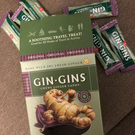 The Ginger People, Gin · Gins, Chewy Ginger Candy, 4.5 oz (128 g)