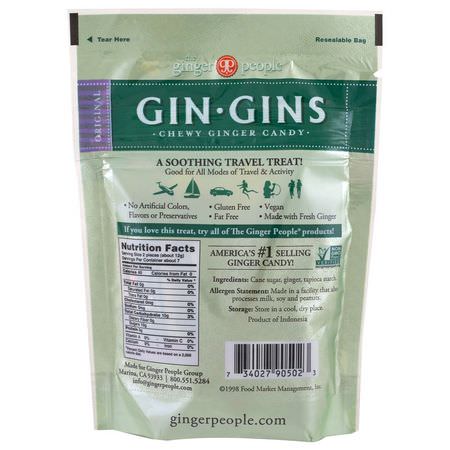 The Ginger People, Gin·Gins, Chewy Ginger Candy, Original, 3 oz (84 g):حل,ى, ش,ك,لاتة