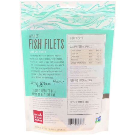The Honest Kitchen, Wishes Fish Filets, Light & Crispy Snaps, For Dogs and Cats, 3 oz (85 g):