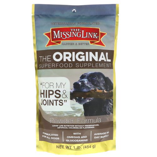 The Missing Link, For Canine Hips & Joints, Powder Formula, 1 lb (454 g) فوائد