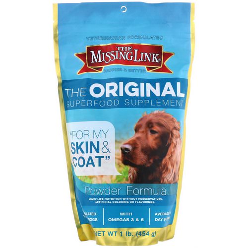 The Missing Link, The Original Superfood Supplement, Powder Formula, For Dogs, 1 lb (454 g) فوائد
