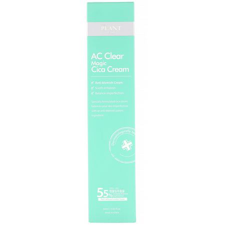 The Plant Base, AC Clear, Magic Cica Cream, 2.02 fl oz (60 ml):علاجات العي,ب ,الأمصال