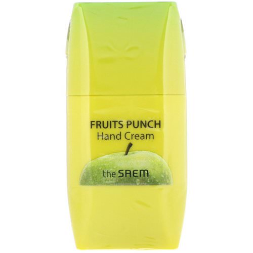 The Saem, Fruits Punch Hand Cream, Apple, 1.69 fl oz (50 ml) فوائد